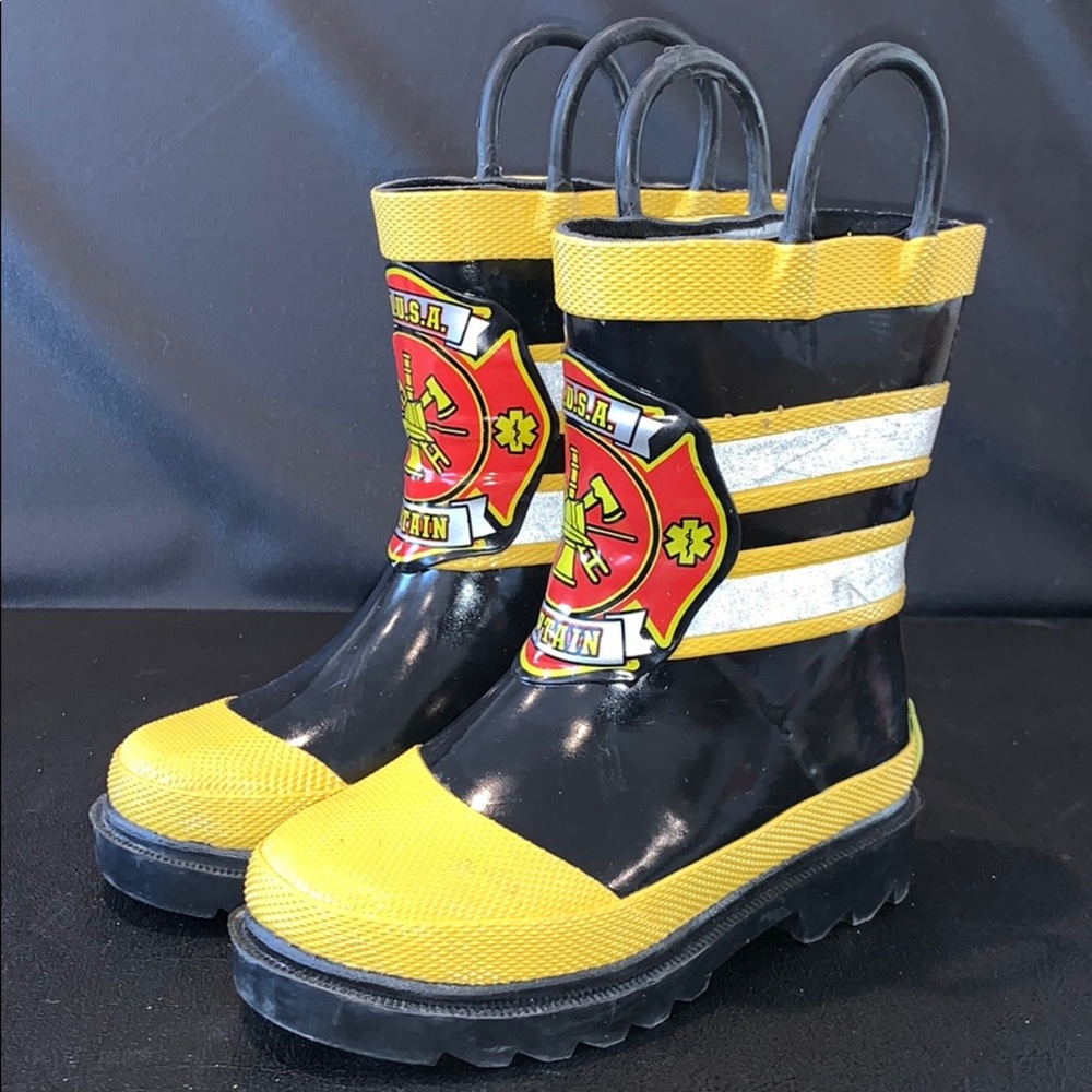 Kids Western Chief “Fireman Captain” Rain Boots